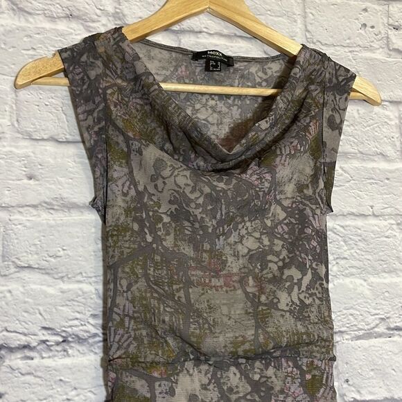 Mexx Sleeveless Scoop Neck Form Fitting Mini Dress Size Extra Small - Picture 4 of 14